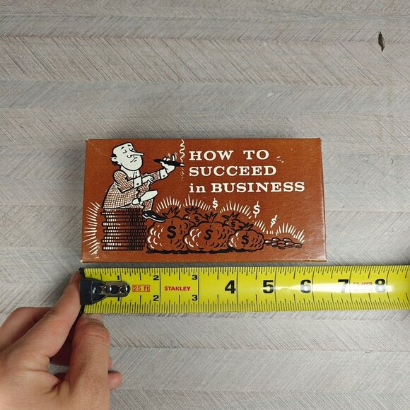 How To Succeed In Business Screw Everybody Vintage Gag Gift Set 1968 Retro Humor - Picture 4 of 5